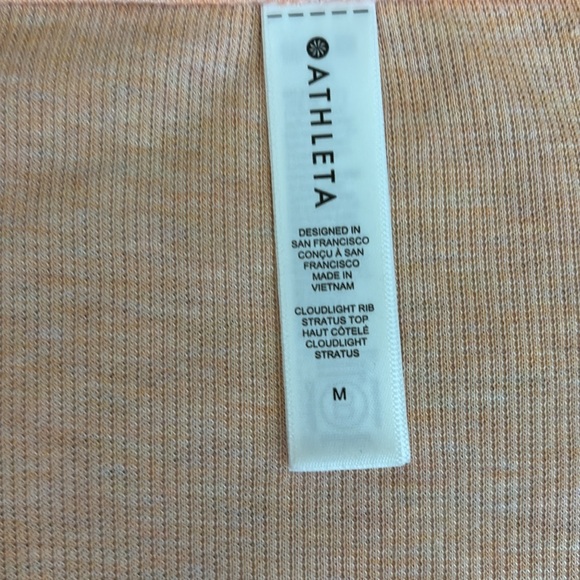 ATHLETA 🧡 Cloudlight Rib Stratus Top - Picture 5 of 7
